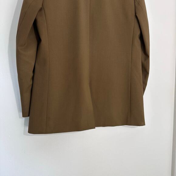 Lafayette 148 New York Whitney Wool Blend Blazer | Brown Green | SZ 4 - Picture 8 of 11